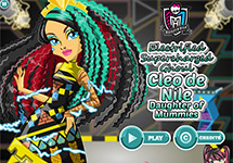 Juego de Monster High Cleo de Nile