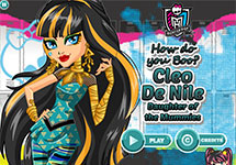 Juego de Monster High Cleo de Nile