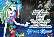 Juego de Monster High Silvi Timberwolf