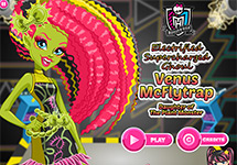 Juego de Monster High Venus Mcflytrap